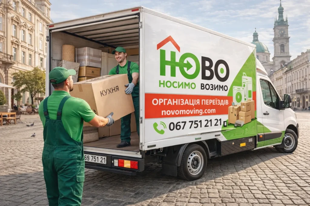 Вантажне таксі у Львові від НОВО-мувінг
