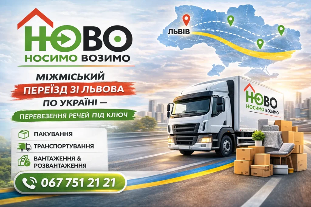 Міжміський переїзд зі Львова по Україні з перевезенням меблів і речей