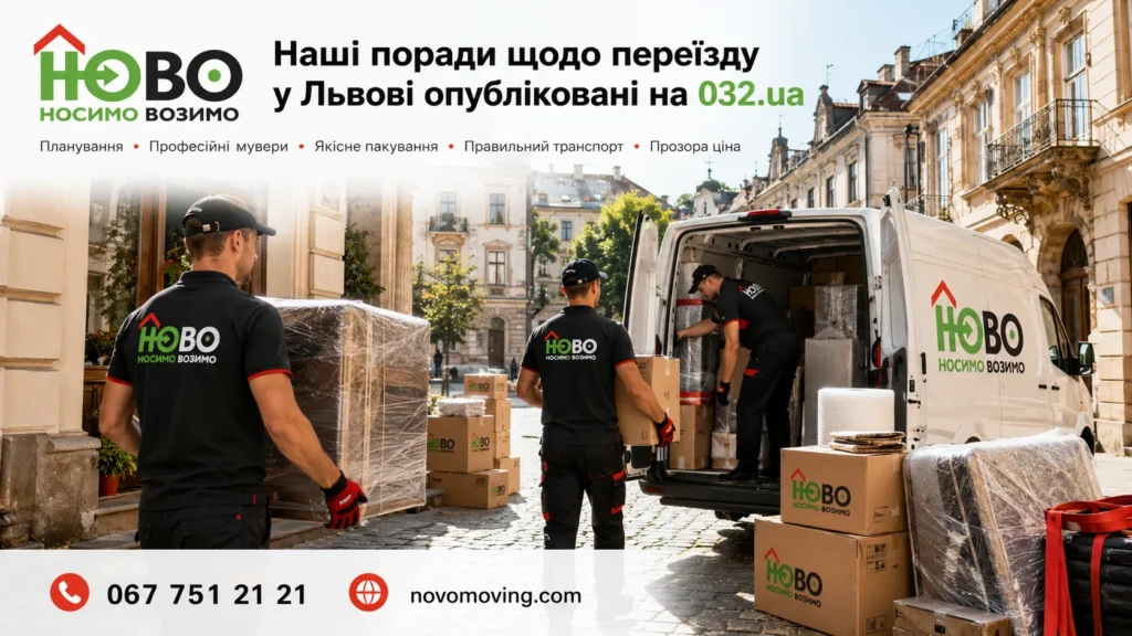 Організація переїзду у Львові: професійні вантажники роблять квартирний переїзд у Львові