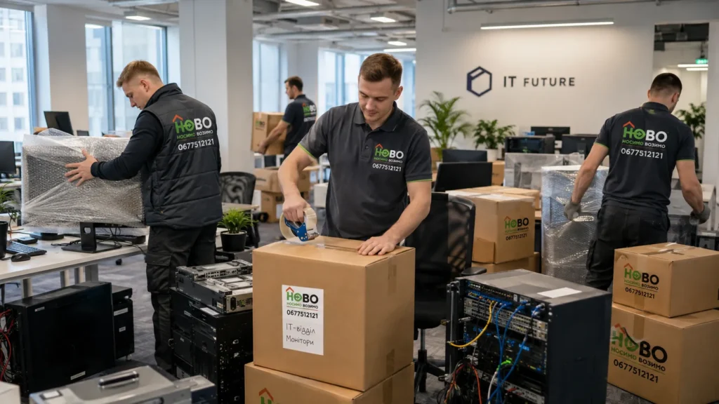 Переїзд IT-компанії у Львові — НОВО-мувінг